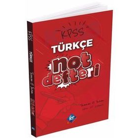 KR Akademi 2022 KPSS Türkçe Konu Anlatımlı Not Defteri