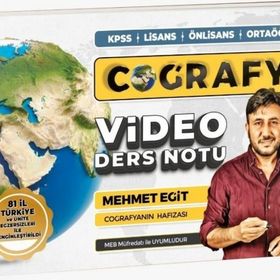 KR Akademi 2023 KPSS Mehmet Eğit Coğrafya Video Ders Notları