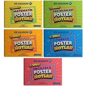 KR Akademi 7. Sınıf Poster Notlar Seti