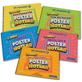 KR Akademi 7. Sınıf Poster Notlar Seti