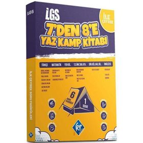 KR Akademi 8. Sınıf LGS 7 den 8 e Tüm Dersler Yaz Kamp Kitabı