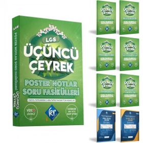 Kr Akademi - 8. Sınıf LGS Poster Notlar Soru Fasikülleri Üçüncü Çeyrek