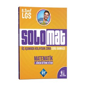 KR Akademi 8. Sınıf LGS Solomat Matematik 1. Dönem Soru Bankası