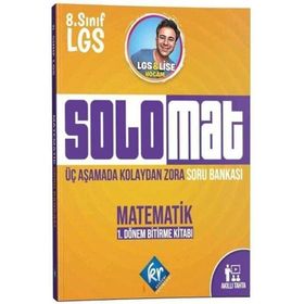 KR Akademi 8. Sınıf LGS Solomat Matematik 1. Dönem Soru Bankası