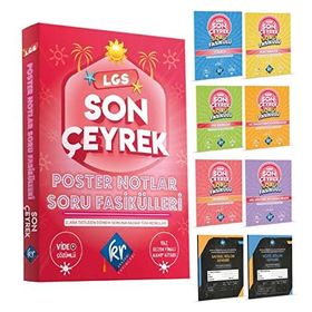 KR Akademi 8. Sınıf LGS Son Çeyrek Poster Notlar Soru Fasikülleri