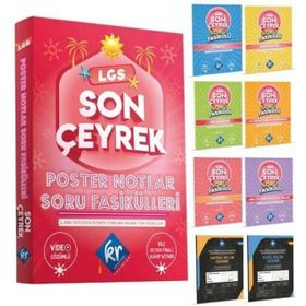 KR Akademi 8. Sınıf LGS Son Çeyrek Poster Notlar Soru Fasikülleri