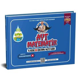 Kr Akademi Bıyıklı Matematik 2023 AYT Matematik Video Ders Kitabı