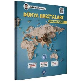 Kr Akademi Coğrafyanın Kodları Dünya Haritaları Çalışma Defteri