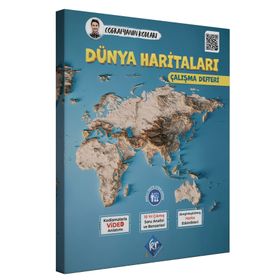 Kr Akademi Coğrafyanın Kodları Dünya Haritaları Çalışma Defteri