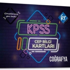 Kr Akademi Kpss Coğrafya Cep Bilgi Kartları