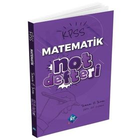 KR Akademi KPSS Matematik Problemler Konu Anlatımı Defteri