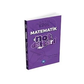 KR Akademi KPSS Matematik Problemler Konu Anlatımı Defteri