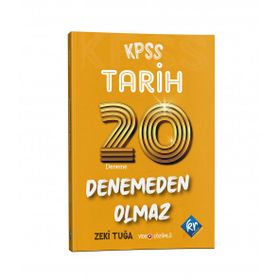 KR Akademi KPSS Tarih Denemeden Olmaz 20 Deneme