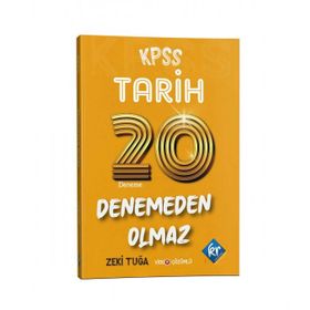 KR Akademi KPSS Tarih Denemeden Olmaz 20 Deneme