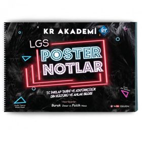 ​​KR Akademi LGS İnkılap Tarihi ve Atatürkçülük - Din Kültürü ve Ahlak Bilgisi Poster Notları
