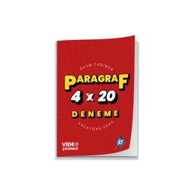 KR Akademi Paragraf 4x20 Deneme Video Çözümlü