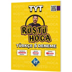 Kr Akademi Yayınları 2023 Rüştü Hoca TYT Türkçe 5 Deneme