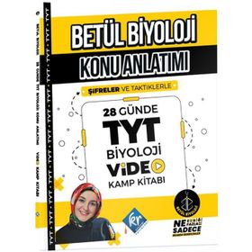 KR Akademi Yayınları 2026 Betül Biyoloji Konu Anlatımı 28 Günde TYT Biyoloji Video Kamp Kitabı