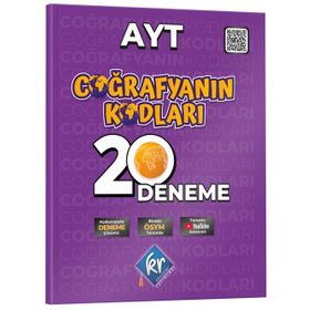 KR Akademi Yayınları 2026 Coğrafyanın Kodları AYT Coğrafya Çözümlü 20 Deneme