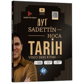 KR Akademi Yayınları 2026 Sadettin Hoca AYT Tarih Video Ders Kitabı