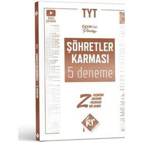 KR Akademi Yayınları 2026 TYT Şöhretler Karması 5 Deneme