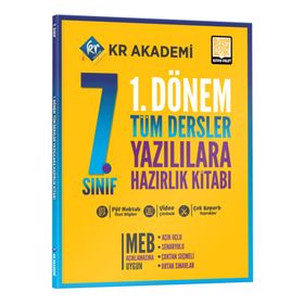 KR Akademi Yayinlari 7. Sınıf 1. Dönem Tüm Dersler Yazılılara Hazırlık Kitabi