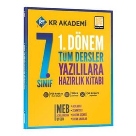 KR Akademi Yayinlari 7. Sınıf 1. Dönem Tüm Dersler Yazılılara Hazırlık Kitabi