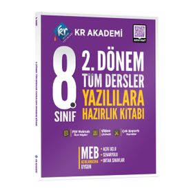 KR Akademi Yayınları - 8. Sınıf 2. Dönem Tüm Dersler Yazılılara Hazırlık Kitabı