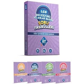 KR Akademi Yayınları 8. Sınıf Lgs Din Kültürü ve Ahlak Bilgisi Soru Fasikülleri Dört Çeyreklik Soru Bankası