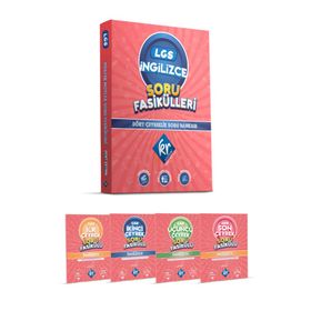 KR Akademi Yayınları 8. Sınıf Lgs İngilizce Soru Fasikülleri Dört Çeyreklik Soru Bankası