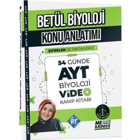 Kr Akademi Yayınları Betül Biyoloji Konu Anlatımı 54 Günde AYT Biyoloji Video Kamp Kitabı
