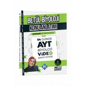 Kr Akademi Yayınları Betül Biyoloji Konu Anlatımı 54 Günde AYT Biyoloji Video Kamp Kitabı