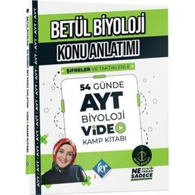 Kr Akademi Yayınları Betül Biyoloji Konu Anlatımı 54 Günde AYT Biyoloji Video Kamp Kitabı