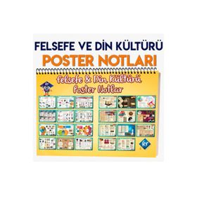 Kr Akademi Yayınları Felsefe ve Din Kültürü Poster Notlar