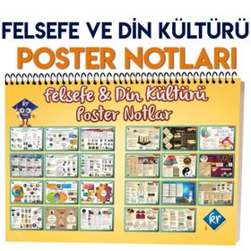 Kr Akademi Yayınları Felsefe ve Din Kültürü Poster Notlar