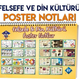 Kr Akademi Yayınları Felsefe ve Din Kültürü Poster Notlar
