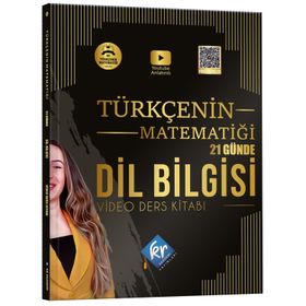 Kr Akademi Yayınları Gamze Hoca Türkçenin Matematiği Tüm Sınavlar İçin 21 Günde Dil Bilgisi Video Ders Kitabı