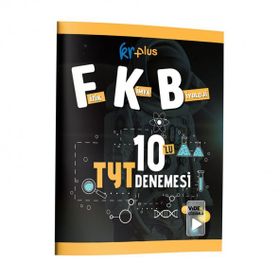 KR Akademi Yayınları - KR Plus Fizik Kimya Biyoloji FKB 10 TYT Denemesi