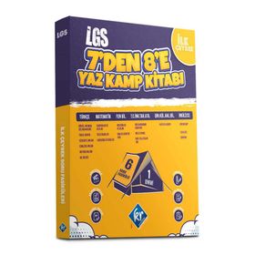 KR Akademi Yayınları LGS 7'den 8'e Tüm Dersler Yaz Kamp Kitabı