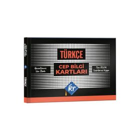 KR Akademi Yayınları Türkçe Cep Bilgi Kartları