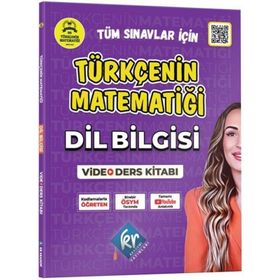 KR Akademi Yayınları - TYT AYT KPSS Dil Bilgisi Türkçenin Matematiği Video Ders Kitabı