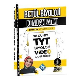 KR Akademi Yayınları - TYT Betül Biyoloji Konu Anlatımı 28 Günde Video Kamp Kitabı