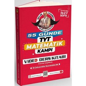 KR Akademi Yayınları - TYT Matematik Kampı 55 Günde Video Ders Kitabı Bıyıklı Matematik