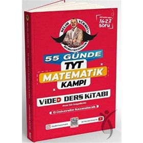 KR Akademi Yayınları - TYT Matematik Kampı 55 Günde Video Ders Kitabı Bıyıklı Matematik