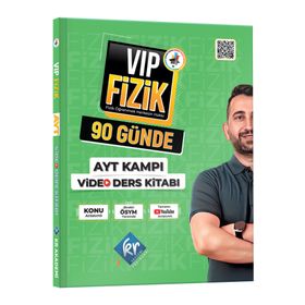 Kr Akademi Yayınları VİP Fizik 90 Günde AYT Kampı Video Ders Kitabı