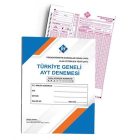 KR Akademi Yayınları YKS AYT Türkiye Geneli Deneme