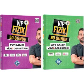 Kr Yayınları 2024 Kr Akademi Barış VIP Fizik 50 Günde TYT Kampı Video Ders Kitabı - Kenan Kara İle TYT AYT Geometri Video Ders Kitabı