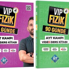 Kr Yayınları 2024 Kr Akademi Barış VIP Fizik 50 Günde TYT Kampı Video Ders Kitabı - Kenan Kara İle TYT AYT Geometri Video Ders Kitabı