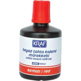 Kraf 100 ml Beyaz Tahta Kırmızı Kalem Mürekkep