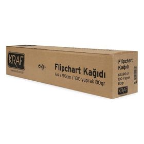 Kraf 100 Yaprak 702 gr Rulo Flipchart Kağıdı